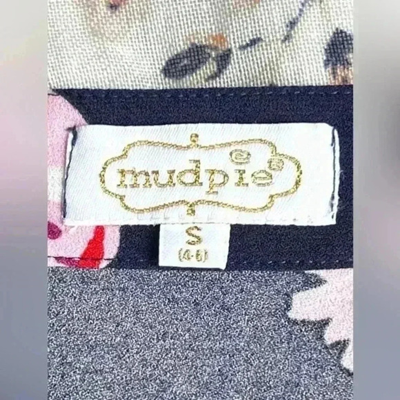 Mudpie Mila Pink and Navy Floral Print Sheath Dress Women’s Size Small - Picture 7 of 9